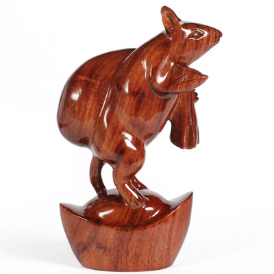 十二生肖鼠木雕 吉祥工艺，匠心独运的好店推荐