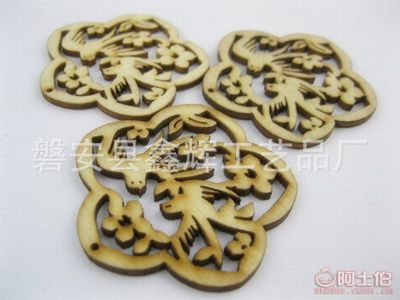 匠心独运，点缀生活 XH厂家批发精美木制工艺品挂件DIY木牌
